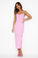 Inspired Ambitions Midi Dress Pink
